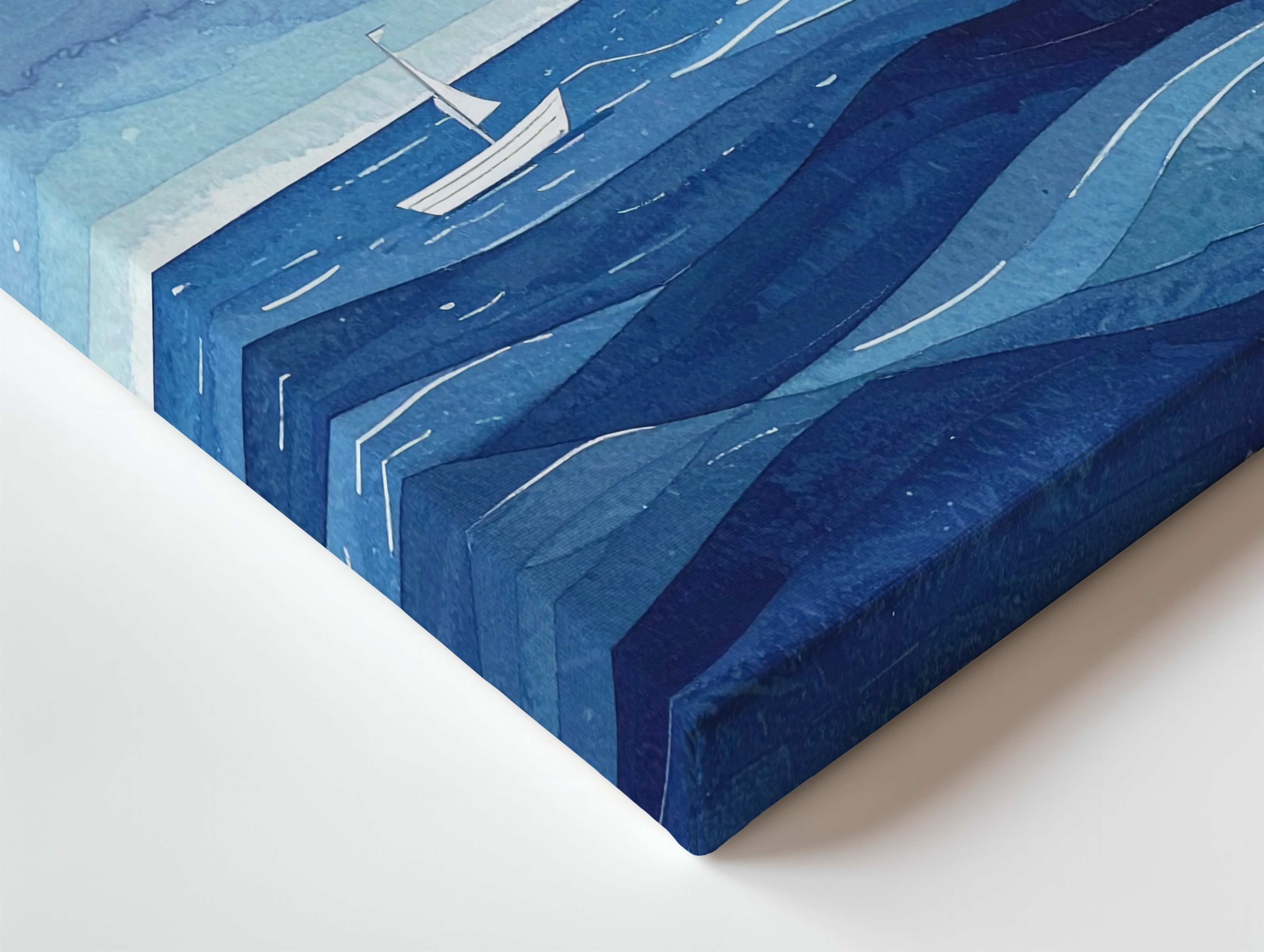 Dreamy Ocean & Stars Canvasserene Nighttime Wall Art - Bild 6 von 8
