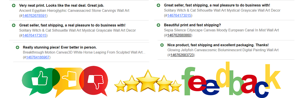 Customer feedback banner